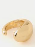 Mint Velvet Teardrop Cut-Out Ring, Gold