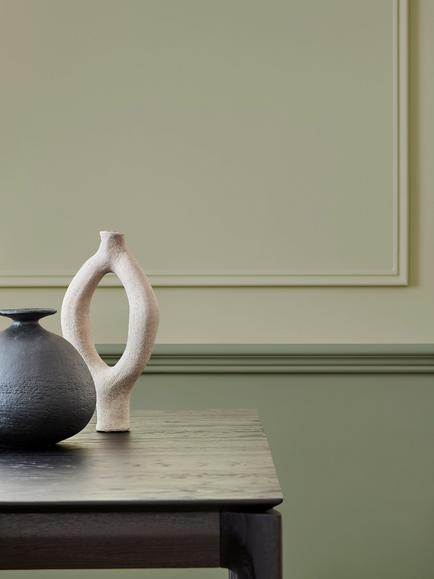 The Little Greene Paint Company Absolute Matt Emulsion Greens Tester Pot - view 2, Book Room Green