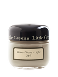 The Little Greene Paint Company Absolute Matt Emulsion Stone & Plaster Tones Tester Pot, Green Stone - Light