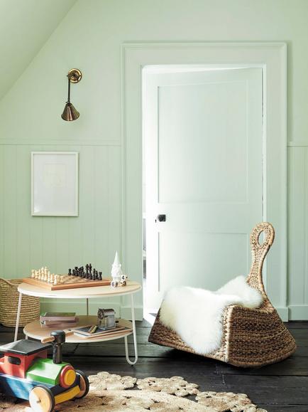 The Little Greene Paint Company Absolute Matt Emulsion, Pale Greens, Hidey Hole