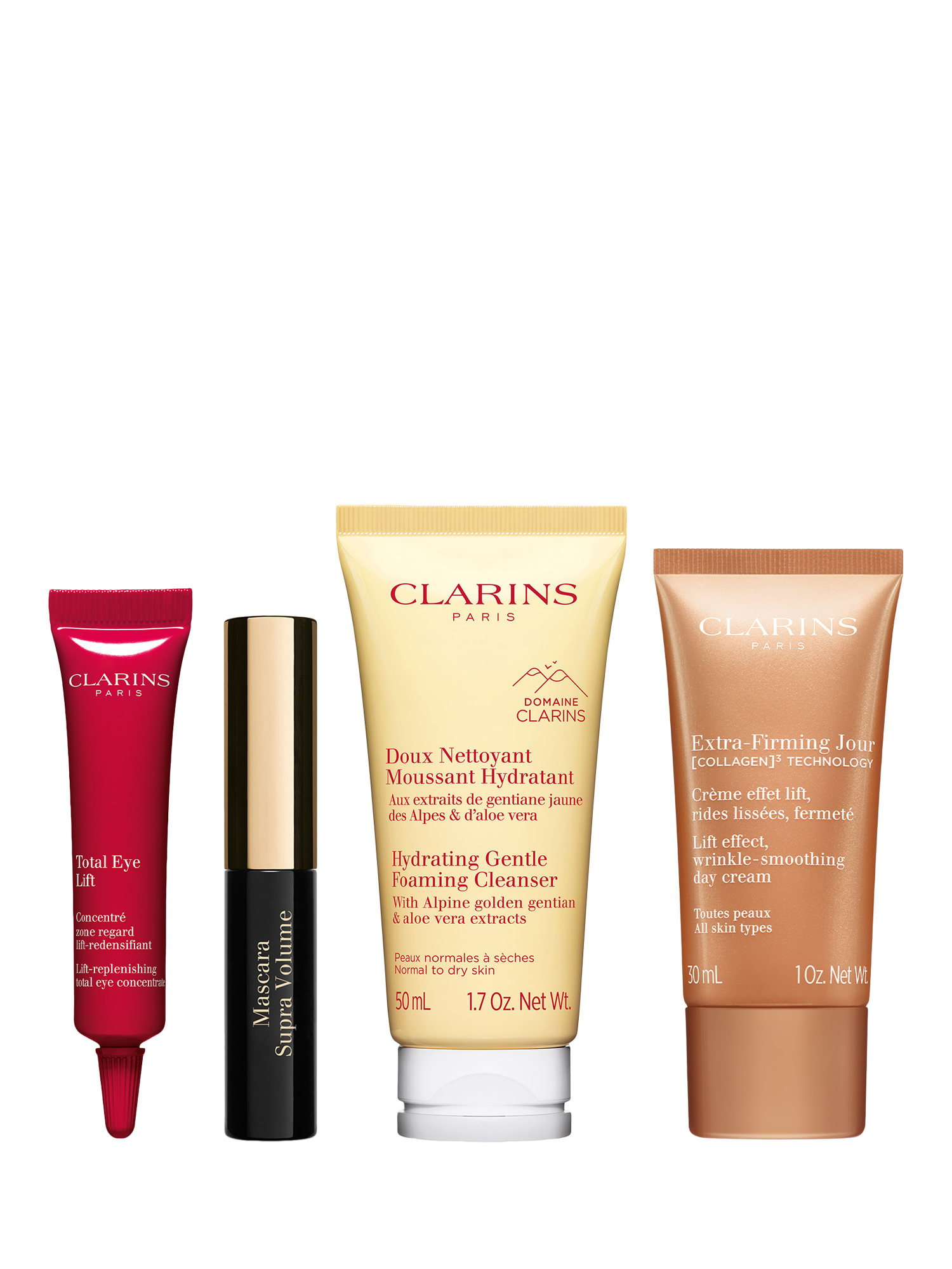 Product image 1 of 1, which shows Clarins Skincare & Makeup Beauty Set