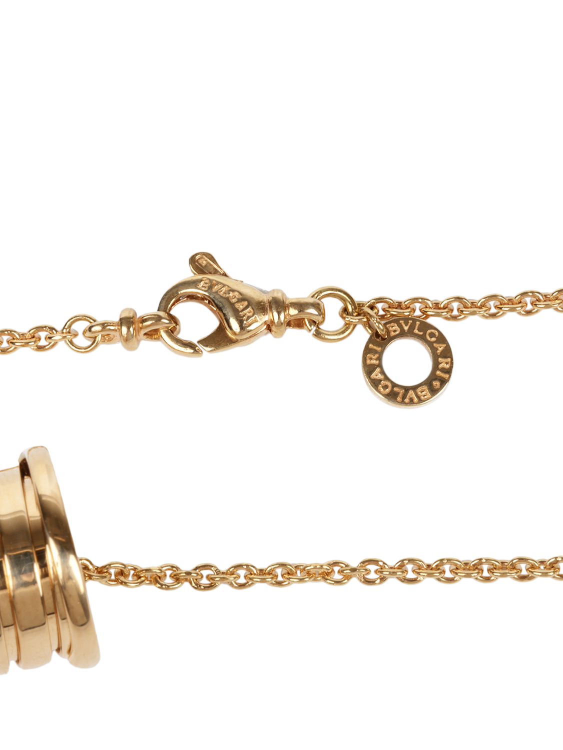 Product image 4 of 5, which shows Pre-loved Bvlgari 18ct Yellow Gold B.zero1 Pendant Necklace, Yellow Gold