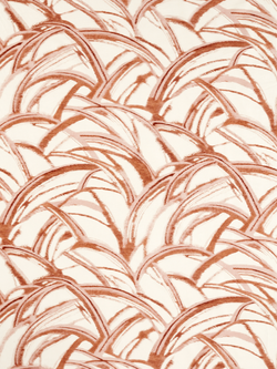 Harlequin Kimono Furnishing Fabric, Burnt Terracotta/Bl