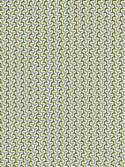 Harlequin Sashiko Furnishing Fabric, Sky/Olive