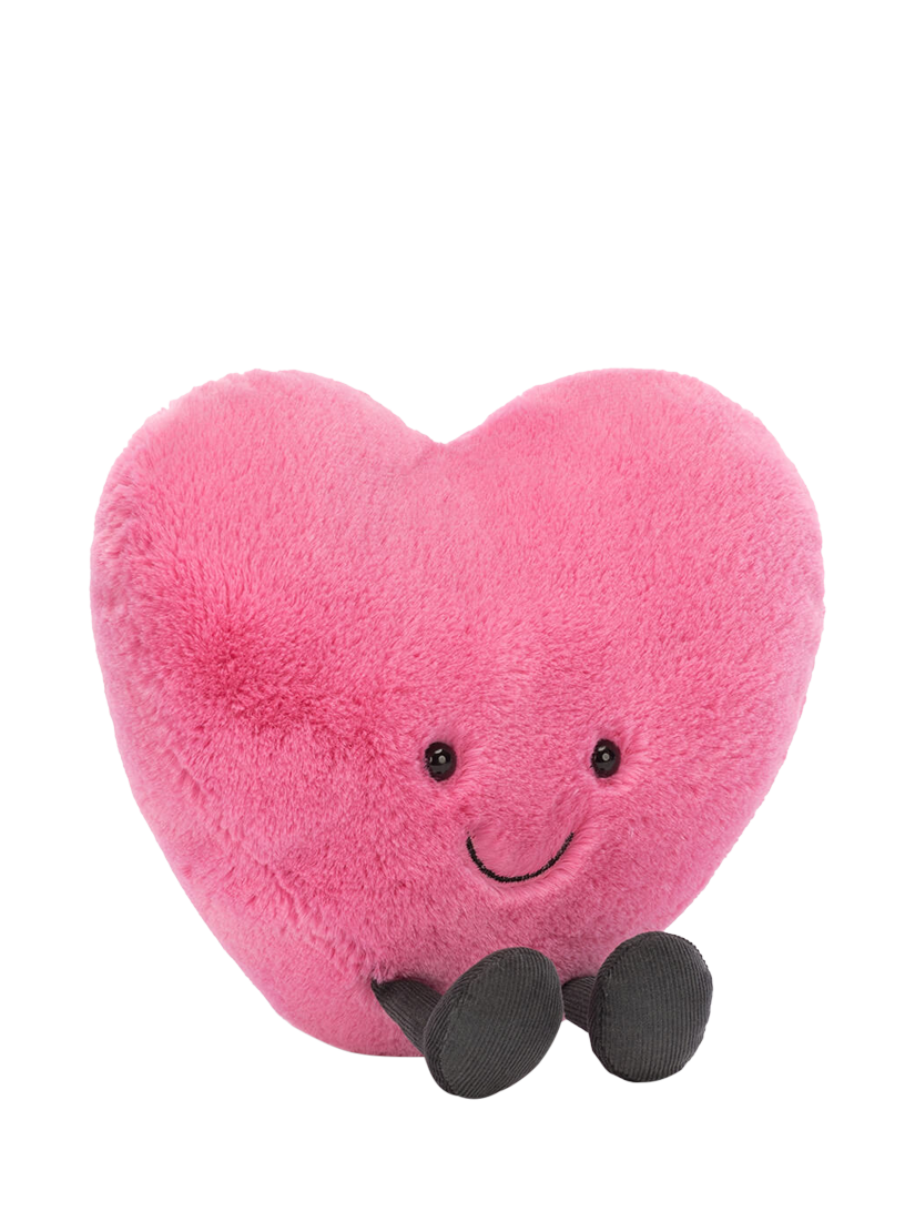 Jellycat Amuseables Hot Pink Heart, Large