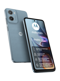 Motorola Moto e15 Smartphone, Android, 2GB RAM, 6.67”, 4G, SIM Free, 64GB, Denim Blue