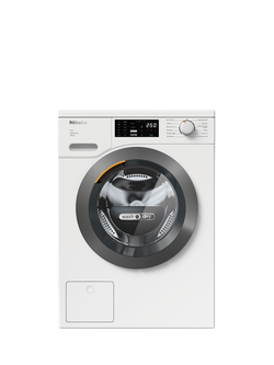 Miele WTD160 Freestanding Washer Dryer, 8kg/5kg, 1500rpm Spin, Lotus White, Lotus White