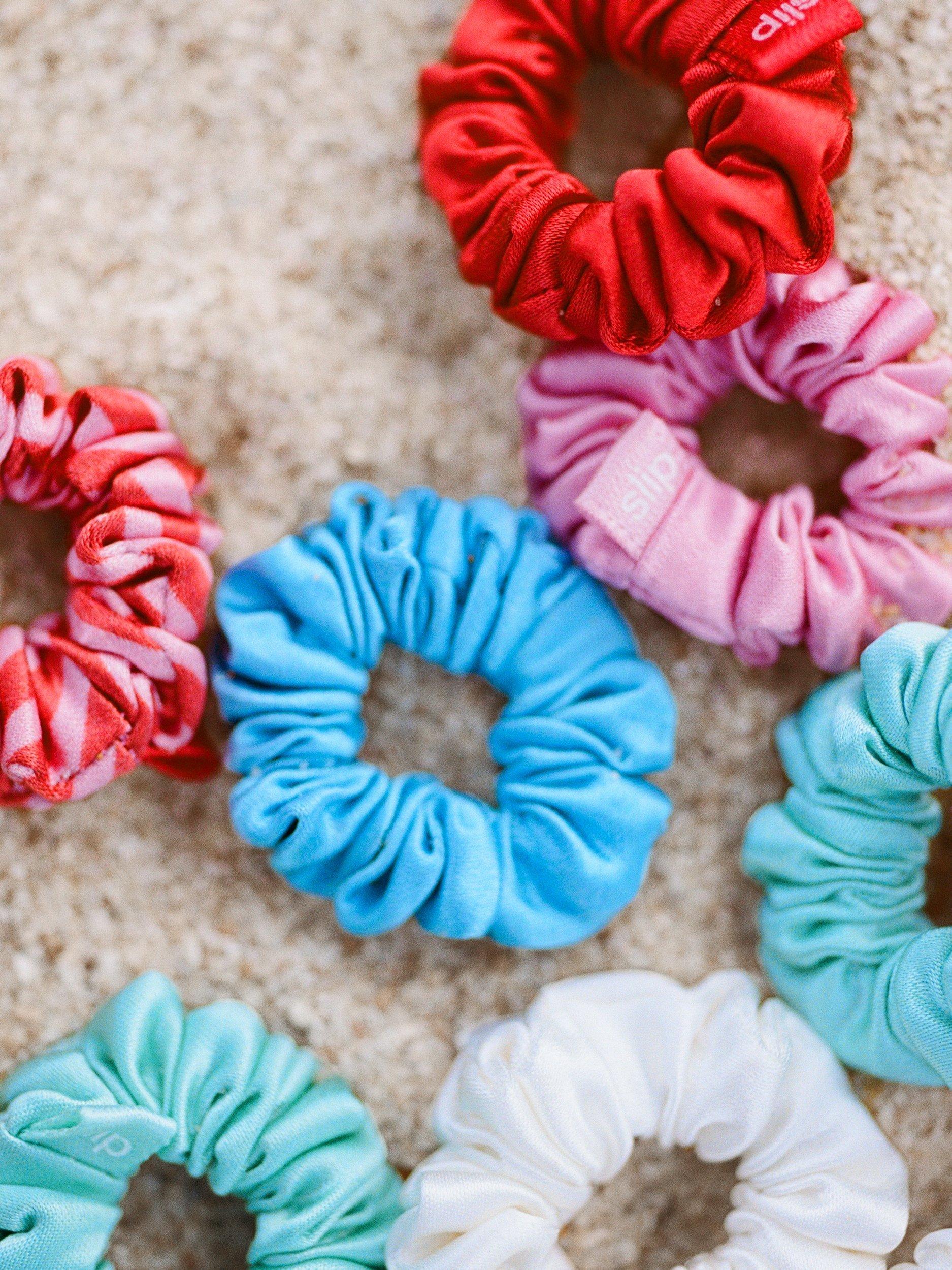 Product image 4 of 6, which shows Slip® Pure Silk Minnie Scrunchies, Pack of 12