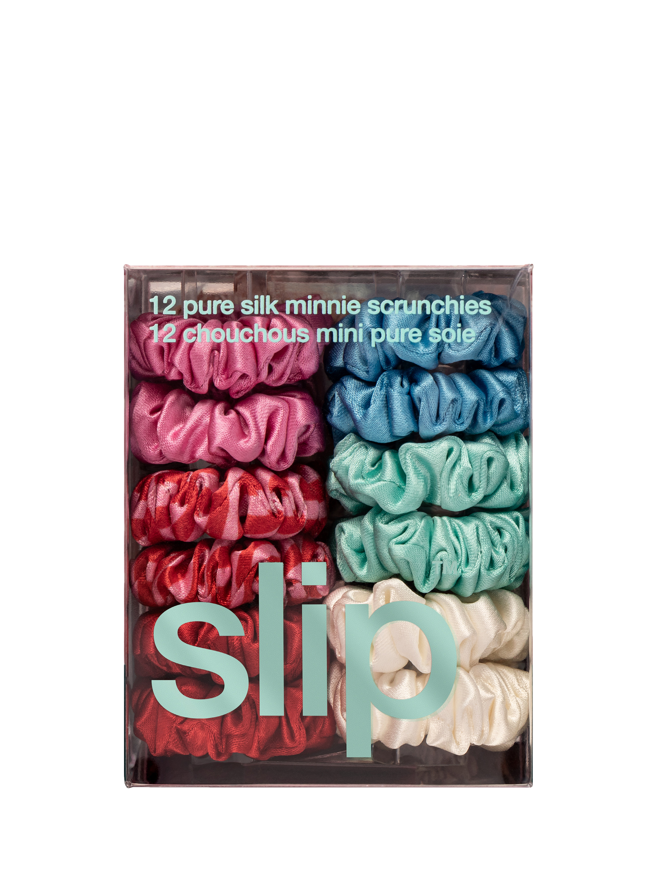 Product image 6 of 6, which shows Slip® Pure Silk Minnie Scrunchies, Pack of 12