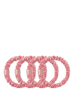 Slip® Skinny Silk Scrunchies, Pack of 4, Rose