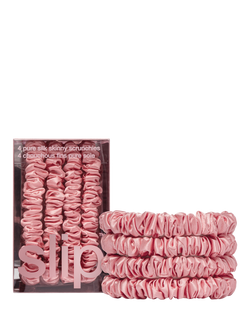 Slip® Skinny Silk Scrunchies, Pack of 4 - view 2, Rose