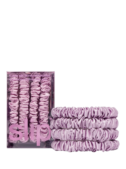Slip® Skinny Silk Scrunchies, Pack of 4, Wildflower