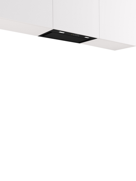 Bosch Series 6 DLN56AC60B 52cm Canopy Cooker Hood, Black, Black