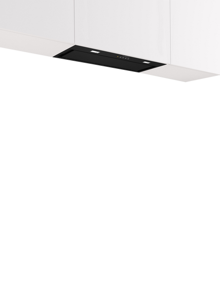 Bosch Series 6 DLN77AC60B 70cm Canopy Cooker Hood, Black, Black