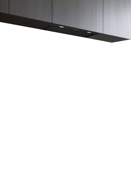 Siemens iQ500 LB77NAC60B 70cm Integrated Canopy Cooker Hood, Black, Black