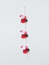 John Lewis Acrylic Mini Climbing Santas LED Lit Figures, Set of 3