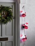 John Lewis Acrylic Mini Climbing Santas LED Lit Figures, Set of 3
