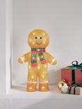John Lewis 60 LED Acrylic Gingerbread Man Lit Figure