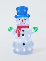 John Lewis 50 LED Acrylic Snowman Lit Figure