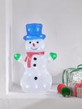 John Lewis 50 LED Acrylic Snowman Lit Figure