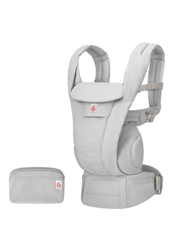Ergobaby Omni Deluxe Cotton Baby Carrier, Pearl Grey