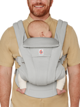 Ergobaby Omni Deluxe Cotton Baby Carrier, Pearl Grey