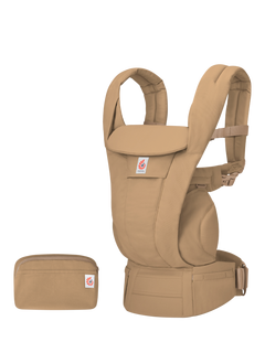 Ergobaby Omni Deluxe Baby Cotton Carrier, Camel
