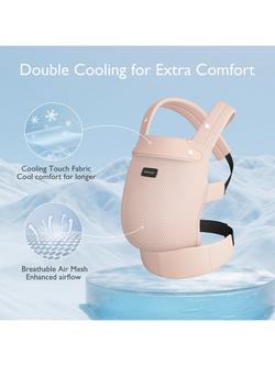 Momcozy Air Mesh Ergonomic Baby Carrier - view 2, Pink
