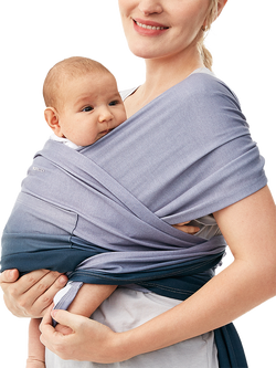Momcozy Baby Wrap Carrier, Gradient Blue