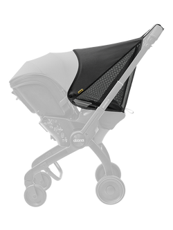 Doona X Sunshade Extension, Black, Black