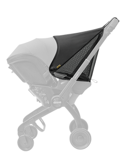 Doona X Sunshade Extension, Black - view 2, Black