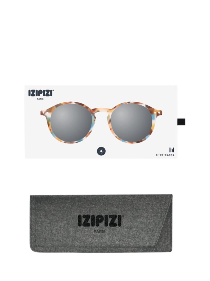 Product image 5 of 5, which shows IZIPIZI Junior Round Sunglasses, Blue/Multi