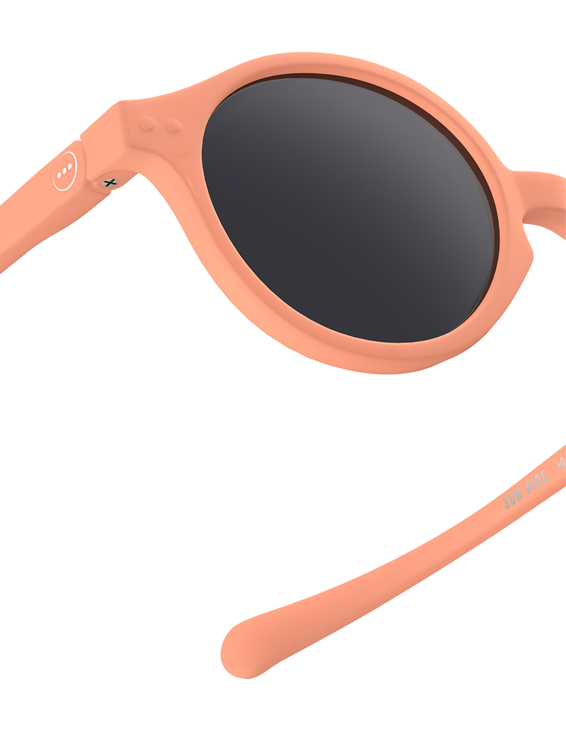 Product image 3 of 5, which shows IZIPIZI Baby Polarised Round Sunglasses, Orange
