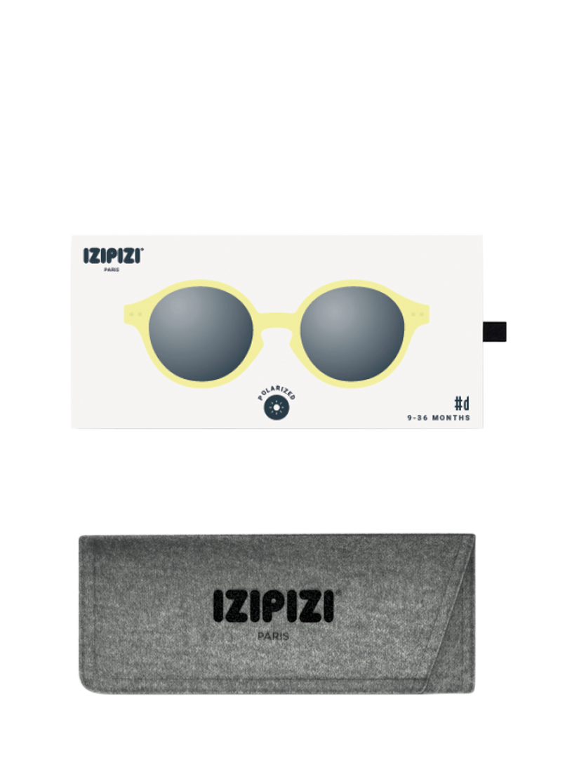 Product image 5 of 5, which shows IZIPIZI Baby Polarised Round Sunglasses, Yellow