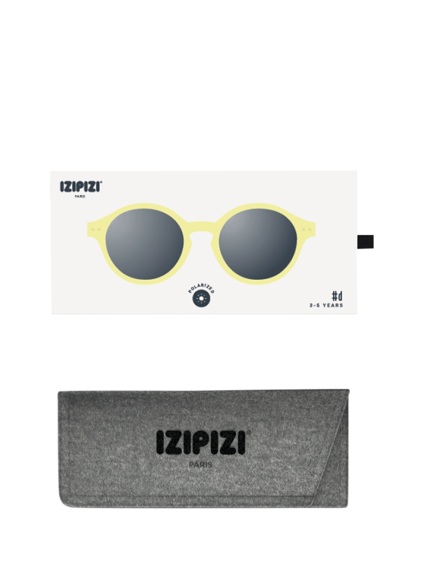 Product image 5 of 5, which shows IZIPIZI Kids' Polarised Round Sunglasses, Yellow
