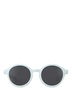 IZIPIZI Kids' Polarised Round Sunglasses, Light Blue, Light Blue