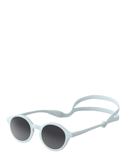 IZIPIZI Kids' Polarised Round Sunglasses, Light Blue - view 2, Light Blue