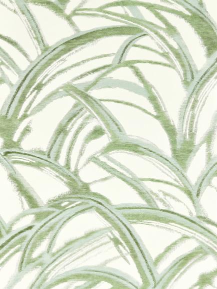 Harlequin Kimono Wallpaper, Seaglass/Evergreen