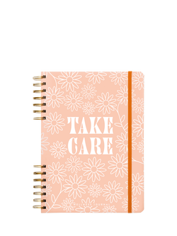DesignWorks Ink Take Care Wellness Journal, Pink, Pink