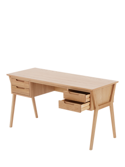MADE Jenson Desk, Oak - view 2, Oak
