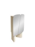 MADE Mariella Mirrored Highboard, Natural
