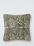 John Lewis Safari Cushion, Avocado