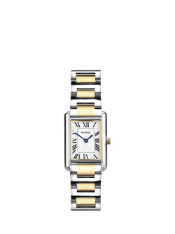 Sekonda 40693 Women's Guilloche Dial Bracelet Strap Watch, Two Tone, Two Tone