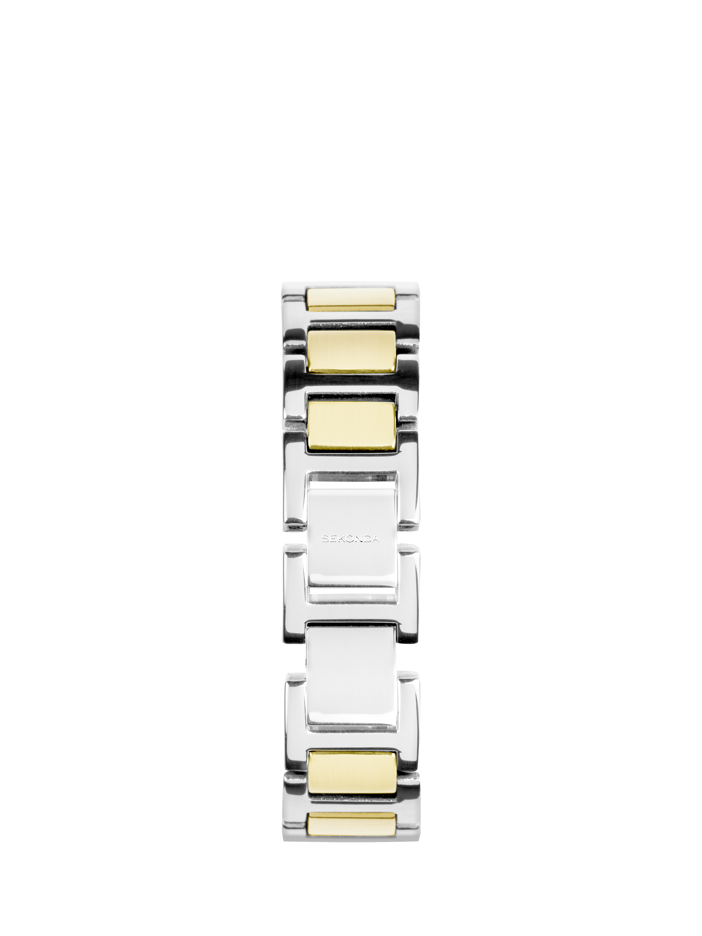 Product image 3 of 6, which shows Sekonda 40693 Women's Guilloche Dial Bracelet Strap Watch, Two Tone