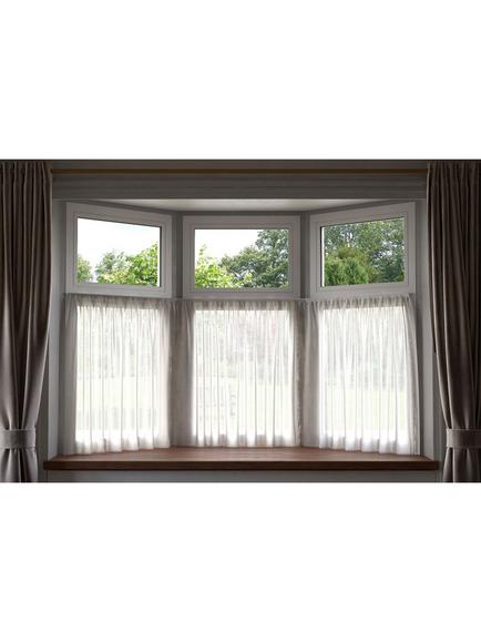 Speedy Products Flexinet Sheer Curtain Rod, 475cm - view 2, White