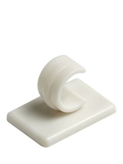 Speedy Products Sheer Curtain Rod Centre Support, White