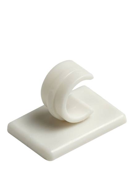 Speedy Products Sheer Curtain Rod Centre Support, White