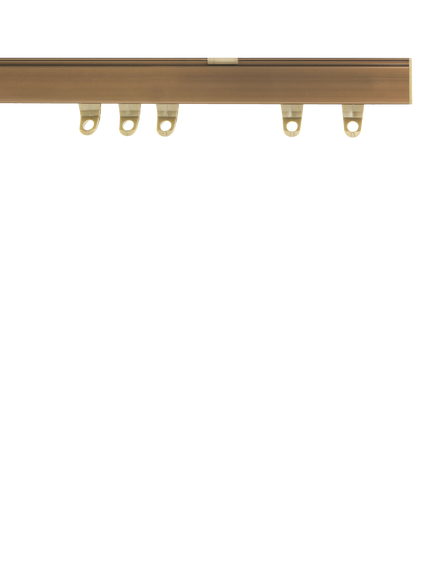 Speedy Products Fineline Track, Antique Brass