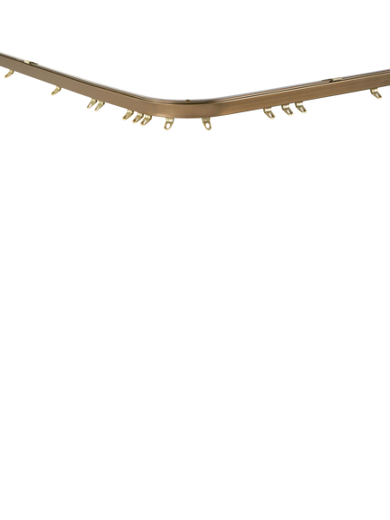 Speedy Products Fineline Track - view 2, Antique Brass