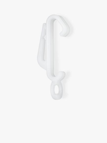 Speedy Products Streamline Glider Hooks, Pack of 10, White, White